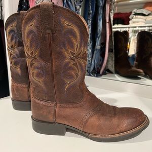 Mens Ariat Western Boots Size 9 EE